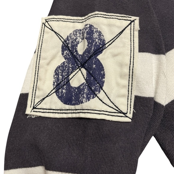 2 for $25 Tommy Hilfiger Black and White Polo rugby Shirt - Picture 2 of 5